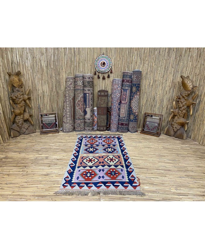 Handmade Turkish Kayseri Acrylic Original Kilim – FREE SHIPPING..!